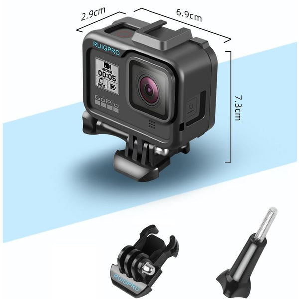 Protective Frame Mount For Gopro Hero8 Durable Polycarbonate And Abs Camera Cases Bags & Covers