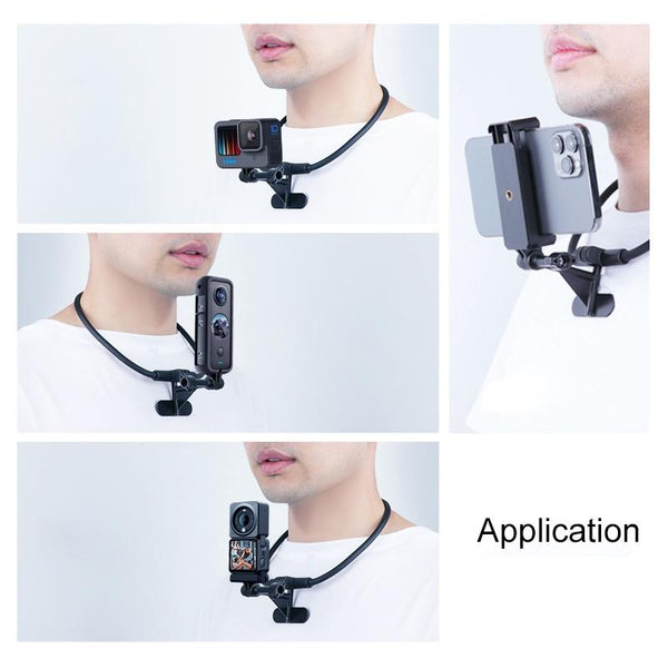 Neck Camera Holder Hands Free Wearable For Audio And Video Recording Other Camera & Photo Accs
