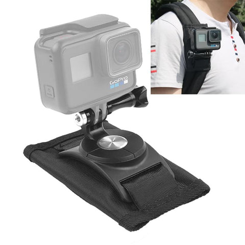 360 Degree Rotating Quick Release Backpack Strap Mount For Gopro Hero12 Other Camera & Photo Accs
