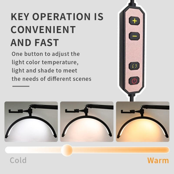 Beauty Light For Eyelash Techs 16 Inch_Dark Gray Makeup Mirrors