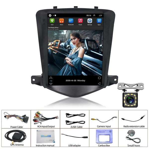 9.7 Inch Navigation System For Chevy Cruze + 12 Light Camera 32G Other Car Video
