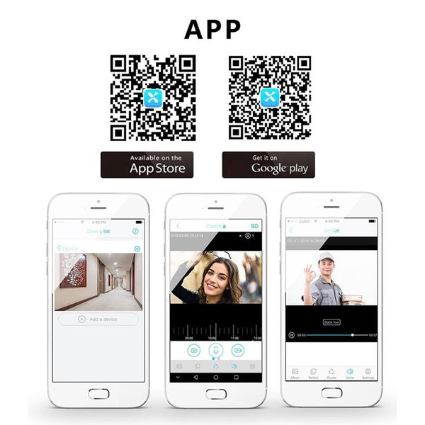 720P 6400Mah Smart Wifi Video Doorbell With Remote Monitoring And Voice Intercom Black Smart Doorbells