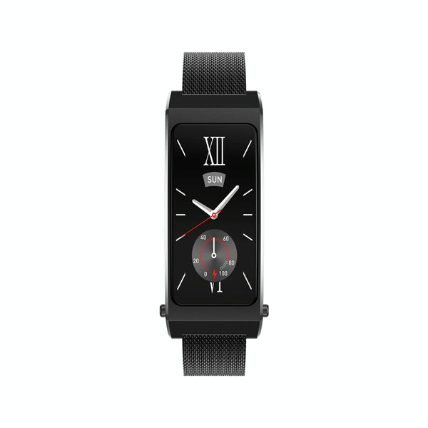 Smart Health Monitoring Bracelet With Bt Call And Leather Strap Tarnish Smart Watches