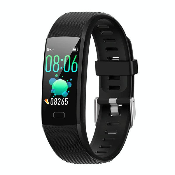 Smart Health Bracelet With Call Reminder Monitoring Black Activity Trackers