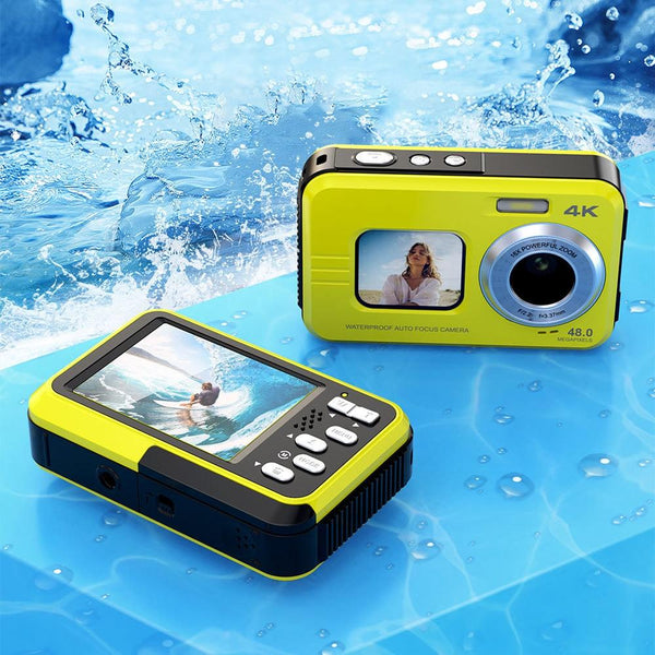 Waterproof 48Mp Dual Screen Outdoor Camera Wdc901_Green Digital Cameras