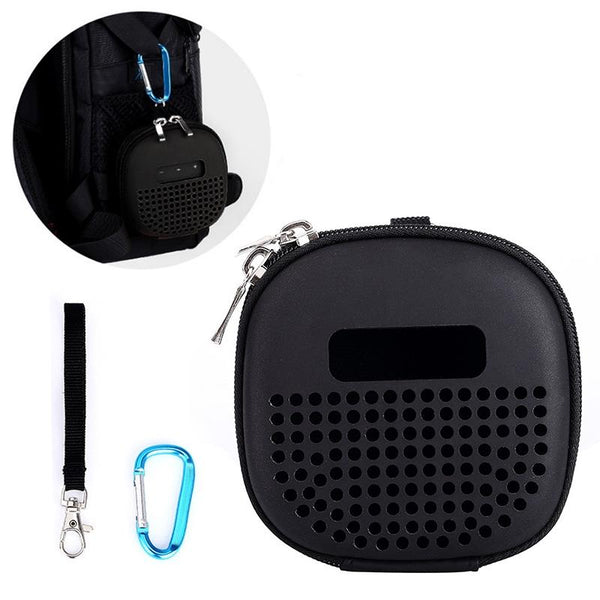 Shockproof Eva Bag For Bose Soundlink Micro Speaker Portable With Rope & Metal Buckle Black Bags Skins & Travel Cases