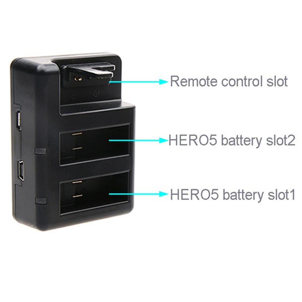 Remote Control Charger For Dual Batteries With Usb Cable Gopro Hero7 / 6 5 Other Camera & Photo Accs