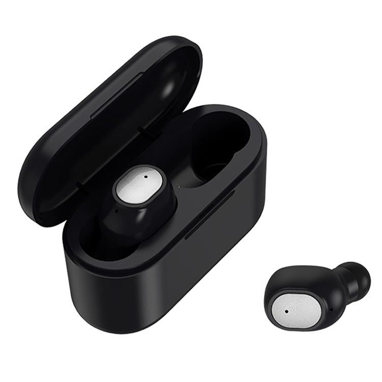 Wireless Bluetooth 5.0 Earphones Binaural Stereo Automatic Pairing Black Earbuds