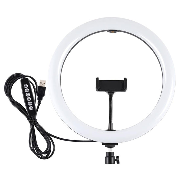 30 Centimetre Curved Surface Led Ring Light With Tripod And Phone Clamp For Audio Video Other Lighting & Studio