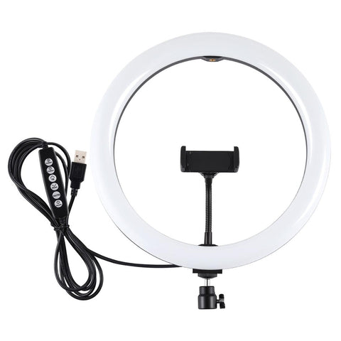 30 Centimetre Curved Surface Led Ring Light With Tripod And Phone Clamp For Audio Video Other Lighting & Studio