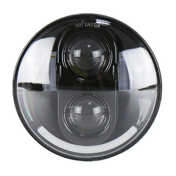 5.75 Inch Dc12v 6000K 6500K 40W Car Led Headlight For Harley Black Led Car Lights