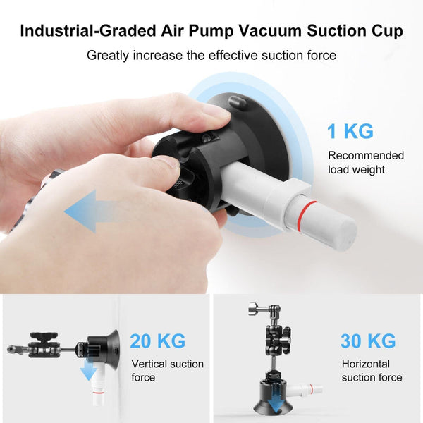Aluminum Alloy Three Car Suction Cup Mount For Audio And Video Use Other Camera & Photo Accs