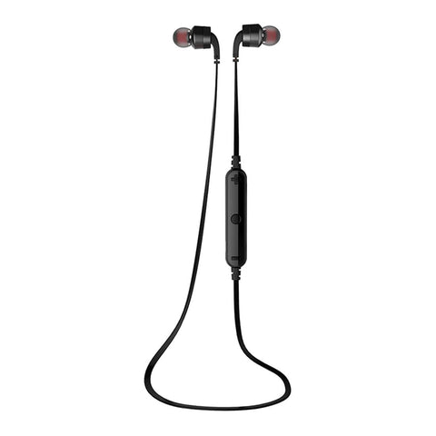 Wireless Sport Bluetooth Earphones With In Line Control Black Earbuds