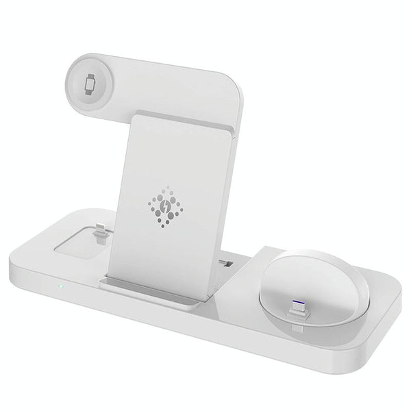 6 In 1 Foldable Vertical Wireless Charger Black Chargers & Cradles