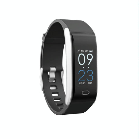 Waterproof Smart Bracelet With Call Heart Bp Sleep And Sedentary Monitoring Ip67 Black Activity Trackers