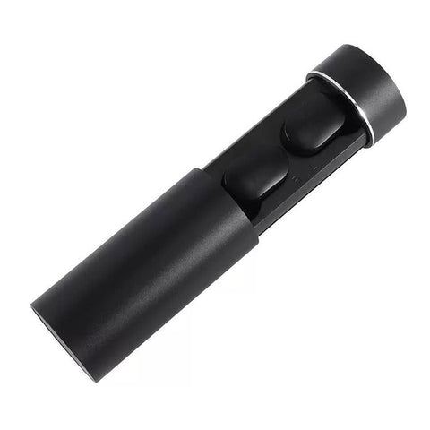 Wireless Touch Bluetooth Headset With Smart Magnetic Charging Automatic Pairing Black Earbuds