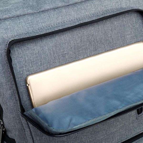 Stylish Notebook Tablet Backpack Spacious & Casual Black Laptop Cases & Bags