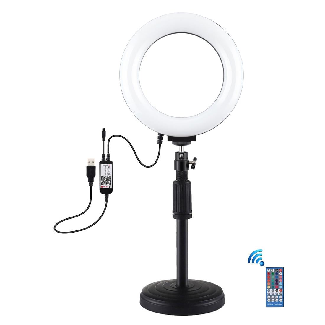 6.2 Inch Rgbw Led Ring Light With Remote Control And Tripod For Video Photography Other Lighting & Studio