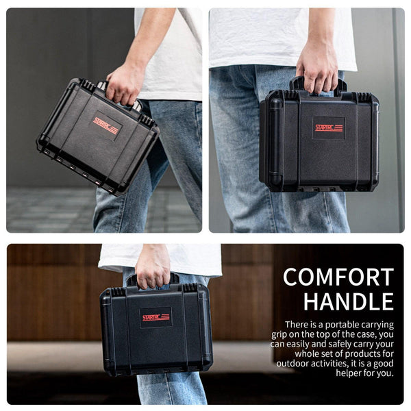 Waterproof Dual Layer Storage Box For Insta360 X4 Startrc Black Audio Video Camera Cases Bags & Covers