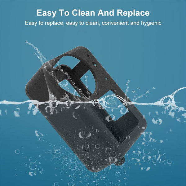 Protective Silicone Case With Lens Cap_Gray Lens Caps