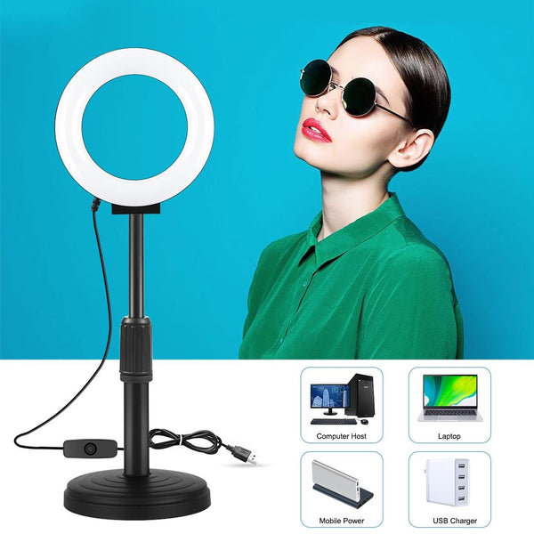 Curved Usb Led Ring Light For Selfie Beauty And Vlogging Other Lighting & Studio