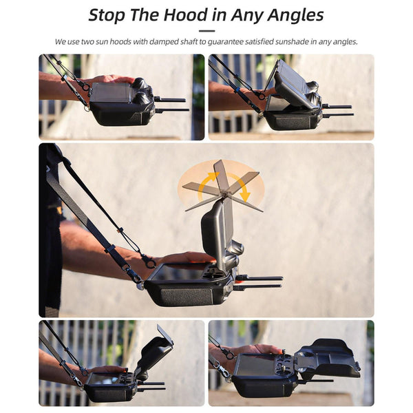 2 In 1 Sun Hood And Screen Protector For Controllers Monitors Audio Video Accessory Camera Screen Protectors