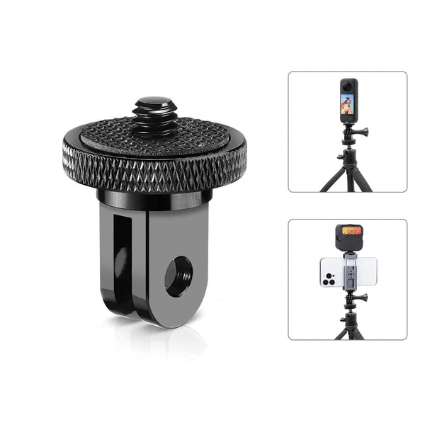 Metal Tripod Mount For Action Cameras With 1/4 Inch Screw Audio And Video Tripods & Monopods
