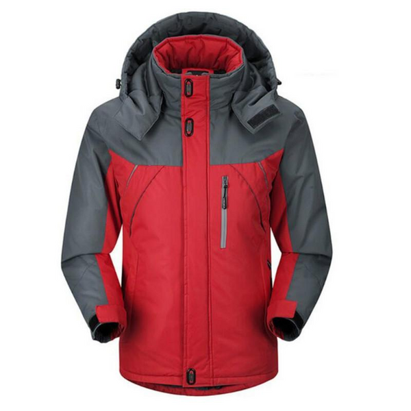 Men Winter Thick Fleece Waterproof Outwear Down Jackets Coats Size Xxxl Red Coats Jackets & Vests