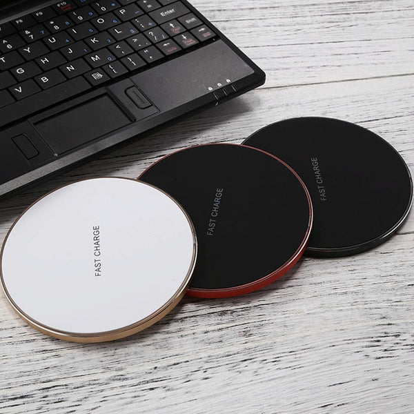 Quick Charge Wireless Charger With Led Indicator Black Chargers & Cradles