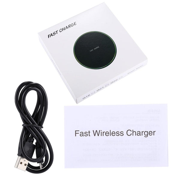 Quick Charge Wireless Charger With Led Indicator Black Chargers & Cradles