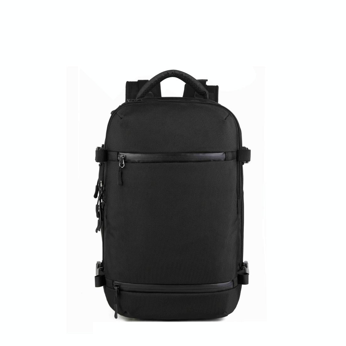 17 Inch Waterproof Usb Shoulder Backpack For Travel Black Bags