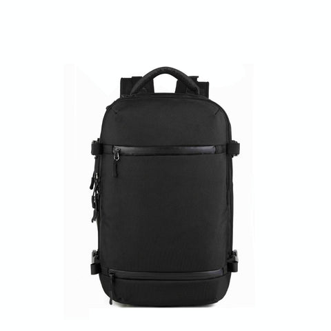17 Inch Waterproof Usb Shoulder Backpack For Travel Black Bags