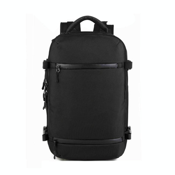 17 Inch Waterproof Usb Shoulder Backpack For Travel Black Bags