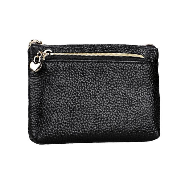 Spacious Litchi Texture Rfid Hand Wallet Black Fashion Accessory Travel Wallets