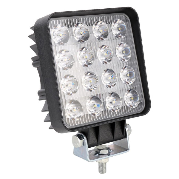 48W 4000Lm 16 Led White Light Condenser Engineering Lamp / Waterproof Ip67 Suvs Dc 10 30V Black Light Bulbs