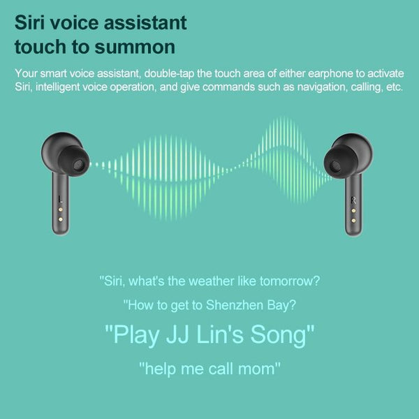 Wireless Touch Control Bluetooth 5.0 Sports Earphones Ete 51 Tws Black Earbuds