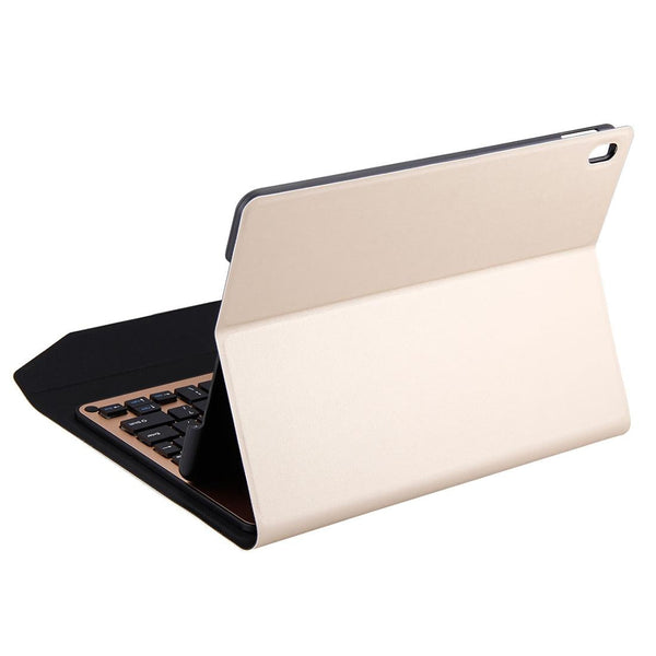 Aluminum Keyboard & Leather Tablet Case For Ipad Pro 10.5 / Air 2019 Bluetooth Detachable Water Repellent Black Keyboards