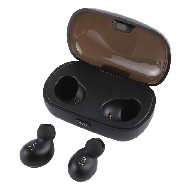 X8 Tws Outdoor Sports Portable In Ear Bluetooth V5.0 Earphones With Charging Box Black Earbuds