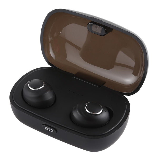 X8 Tws Outdoor Sports Portable In Ear Bluetooth V5.0 Earphones With Charging Box Black Earbuds