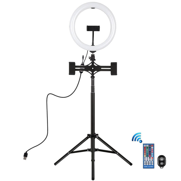 10.2 Inch Rgbw Led Ring Light Kit With Tripod And Phone Mount For Audio Video Use Other Lighting & Studio