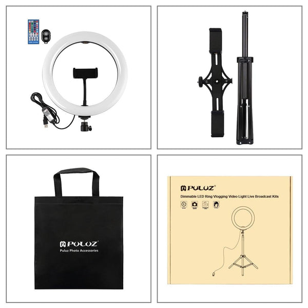 10.2 Inch Rgbw Led Ring Light Kit With Tripod And Phone Mount For Audio Video Use Other Lighting & Studio