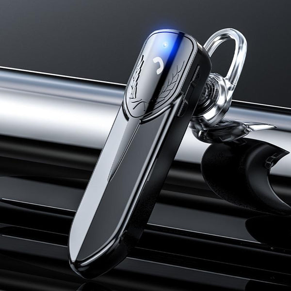 Bluetooth Earphone With Cvc Noise Reduction Unilateral Design Black Earbuds