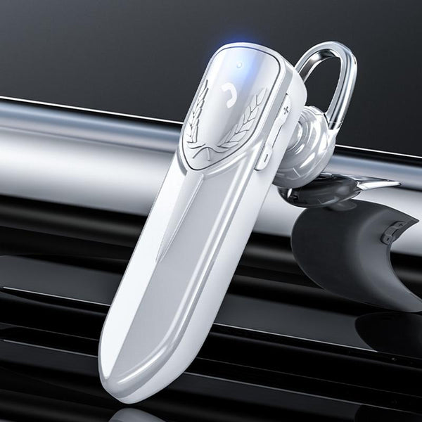 Bluetooth Earphone With Cvc Noise Reduction Unilateral Design Black Earbuds