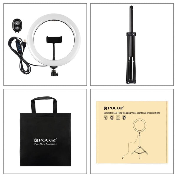 10.2 Inch 26Cm Ring Light Kit With Tripod Usb Dual Colour Phone Clamp Remote Other Lighting & Studio