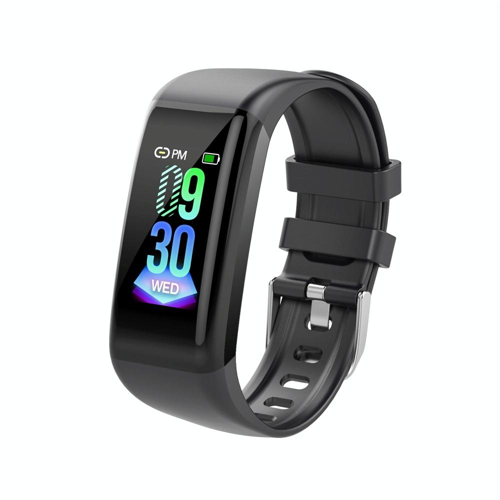 Waterproof Smart Bracelet With Call Heart Rate Bp Sleep And Sedentary Functions Black Smart Watches