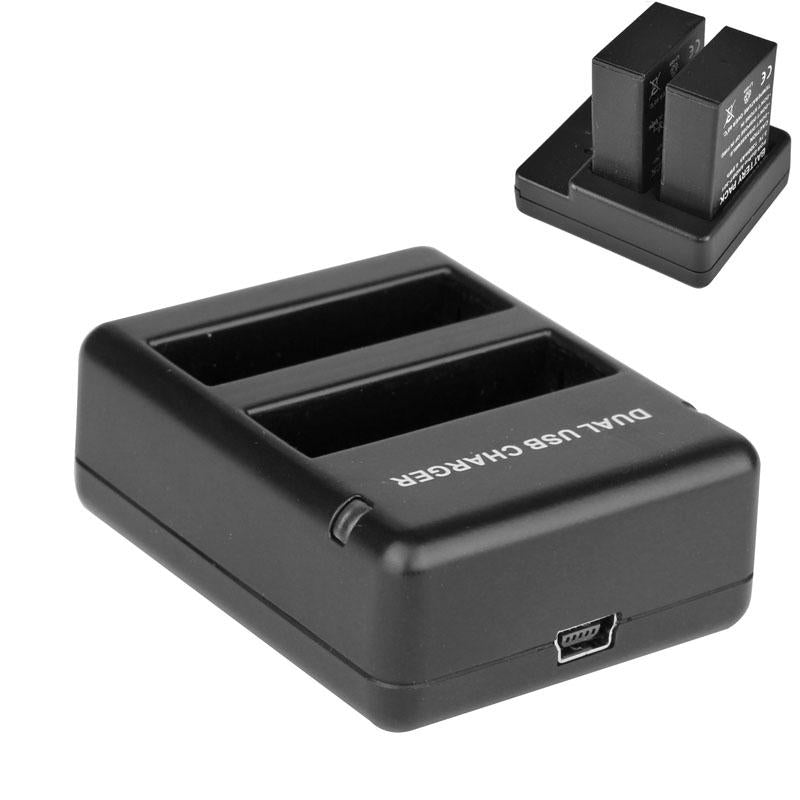 Dual Usb Charger For Gopro Hero4 Batteries Chargers & Cradles
