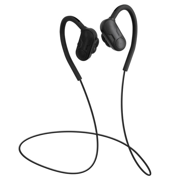 Bth Y9 Ultra Light Ear Hook Wireless V4.1 Bluetooth Earphones With Mic Black Earbuds