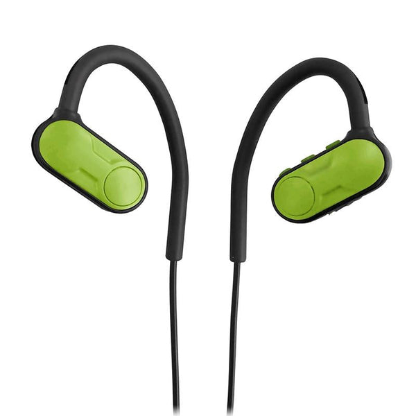 Bth Y9 Ultra Light Ear Hook Wireless V4.1 Bluetooth Earphones With Mic Black Earbuds