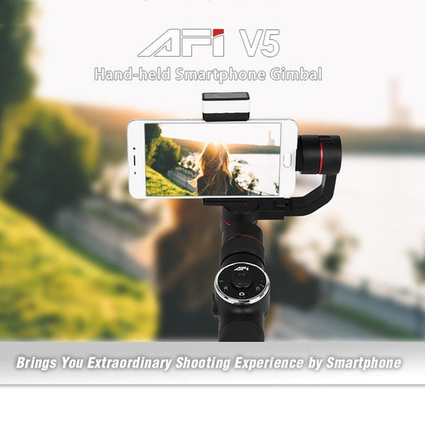 3 Axis Gimbal Stabilizer With Tripod Mount & Fill Light For Smartphones Black Stabilizers