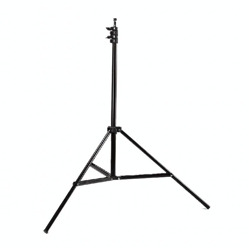 Aluminum Light Stand For Studio Flash Photography Equipment Height 1.9 Metres Black Light Stands & Booms